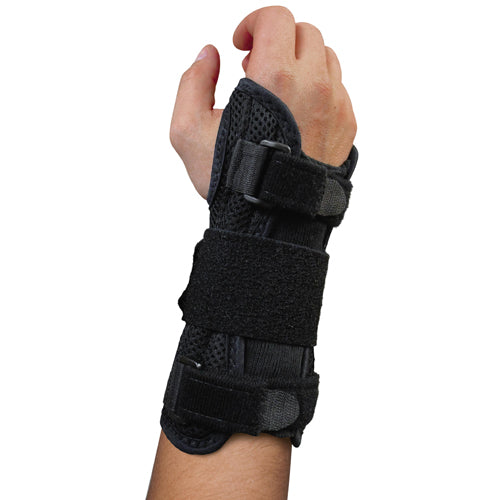 Blue Jay Deluxe Carpal Tunnel Wrist Brace - Right Hand, L/XL - Black