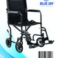 ROLL WITH ME 19" Steel Transport Wheelchair - Lightweight & Foldable