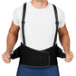 Blue Jay Industrial Back Support with Suspenders - Black Med/Lg - Lower Back Pain Relief