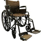 ROLL WITH ME 18" Standard Wheelchair with Flip-Up Desk Arms and Swing-Away Footrests