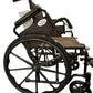 ROLL WITH ME 18" Standard Wheelchair with Flip-Up Desk Arms and Swing-Away Footrests