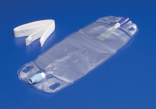 Curity 25 Oz Large Leg Bag with Anti-Reflux Valve & Soft Cloth Straps