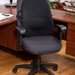 ObusForme Lowback Backrest Support - Black Lumbar Cushion for Posture & Comfort
