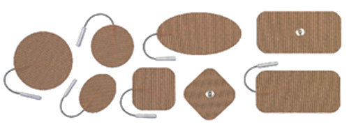 Uni-Patch 2 x 4 Inch Pigtail Electrodes - Latex-Free, Re-Ply, Pack of 4