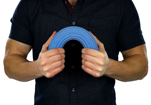 CanDo Twist-n-Bend Hand & Wrist Exerciser - Blue - Strengthens Muscles & Improves Coordination