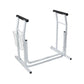 Toilet Safety Frame with Magazine Holder - Padded Handles, 300lb Capacity - Cs/2