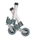 3" Swivel/Fixed Walker Wheels with Lock, Rear Glides, 350 lbs Capacity (Pair)