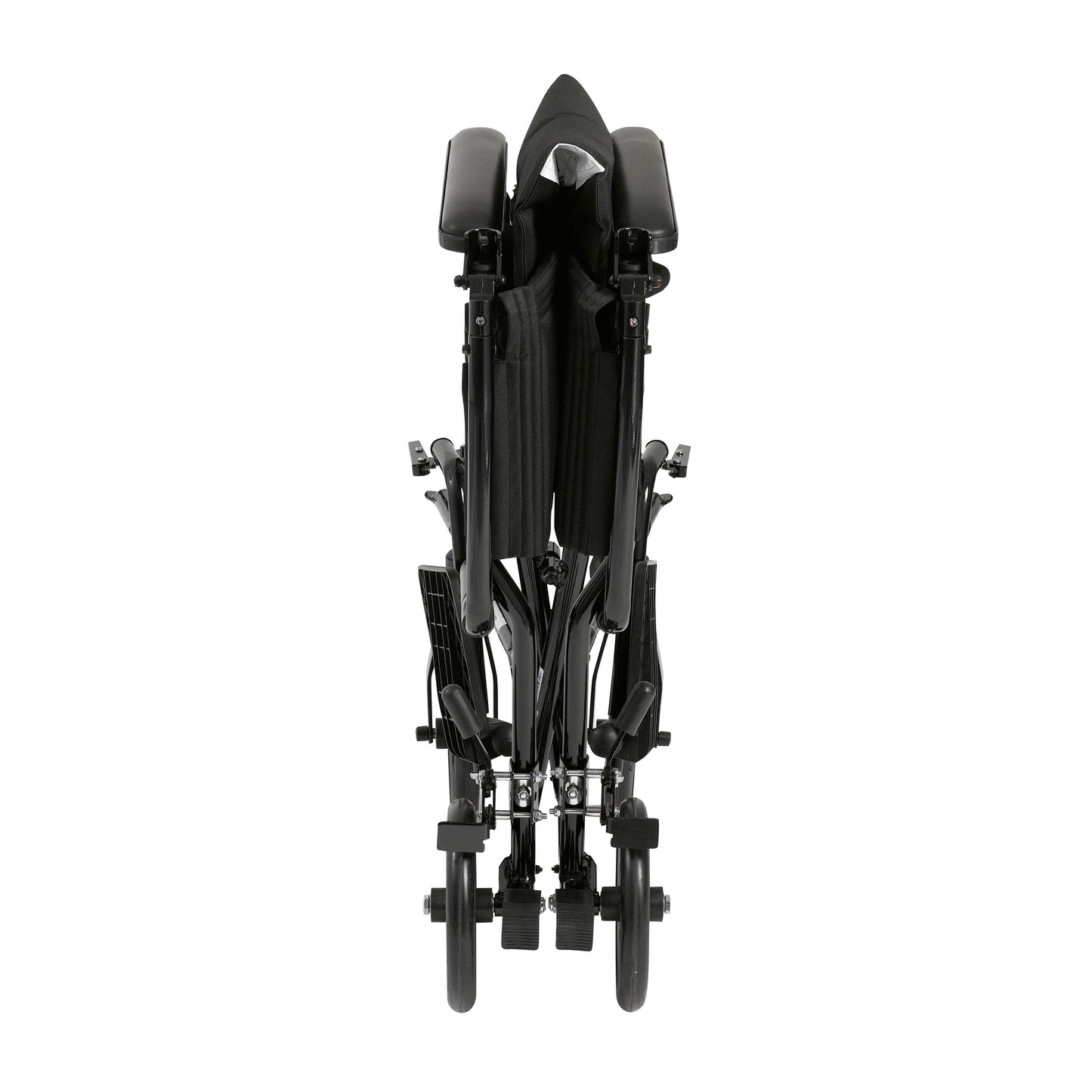 Lightweight Transport Wheelchair, 19-Inch Wide Seat, Black