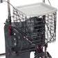 Flame Red 3-Wheel Rollator Walker with Basket, Pouch, Adjustable Handles - 300 lb Capacity