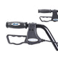 Bariatric Rollator Walker, Oversized Seat, 500 lb Capacity, Steel Frame, Blue