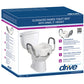 Drive Medical Raised Toilet Seat, 5-Inch Elongated with Aluminum Arms
