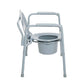 Bariatric Folding Bedside Commode - 650 lb Capacity - Extra Wide