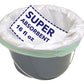 Carebag Commode Liner with Absorbent Pad, 20-1/2 x 15-3/4 inch, 16 oz, Box of 20