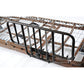 No-Gap Bed Rails for Hospital Beds - Brown Vein Finish (Pair)