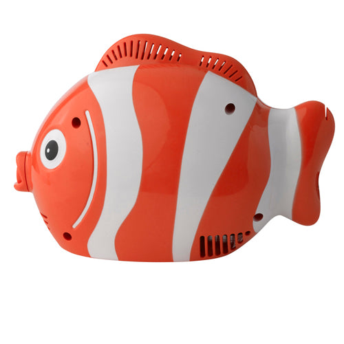 Fish Pediatric Nebulizer Compressor with Bag, Disposable & Reusable Neb Kit - 3.1 lbs