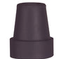 Anti-Slip Cane Tips for 3/4 Inch Shaft, Durable Rubber, Black, 2-Pack