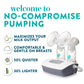 Evenflo Deluxe Advanced Double Electric Breast Pump - 32 Settings, Closed System with Bags & Bottles