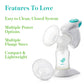 Evenflo Advanced Single Electric Breast Pump - Closed System, Multiple Flange Sizes