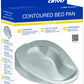 Contoured Bed Pan Disposable 84 oz Capacity - Stain & Crack Resistant