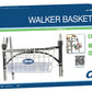 Snap-On Walker Basket with Cup Holder Insert for Folding Walkers