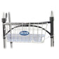 Snap-On Walker Basket with Cup Holder Insert for Folding Walkers