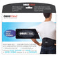 ObusForme Back Belt - Men's Medium/Large - Black - Lumbar Support Posture Corrector