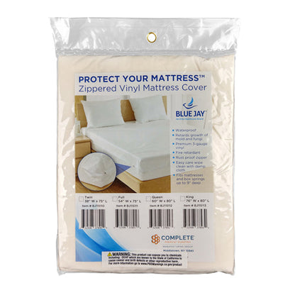 King Size Zippered Mattress Protector 78x80x9 - Heavy Duty Waterproof Mattress Encasement