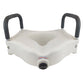 Blue Jay 5 Inch Raised Toilet Seat with Padded Arms and Secure Lock - Standard & Elongated Toilets