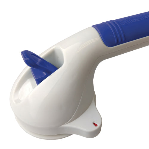 Suction Grab Bar 11.5" Long - Non-Adjustable, Tool-Free Bathroom Balance Assist
