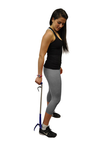 32 Inch Extra Long Shoehorn with Shoe Gripper - Reacher Grabber Tool for Seniors