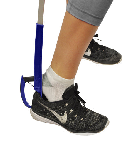 32 Inch Extra Long Shoehorn with Shoe Gripper - Reacher Grabber Tool for Seniors