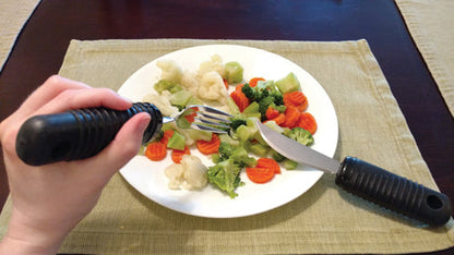 Big Grip Utensil Set for Weak Grip - Blue Jay Brand, Built-Up Handles, Dishwasher Safe