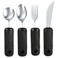 Big Grip Utensil Set for Weak Grip - Blue Jay Brand, Built-Up Handles, Dishwasher Safe