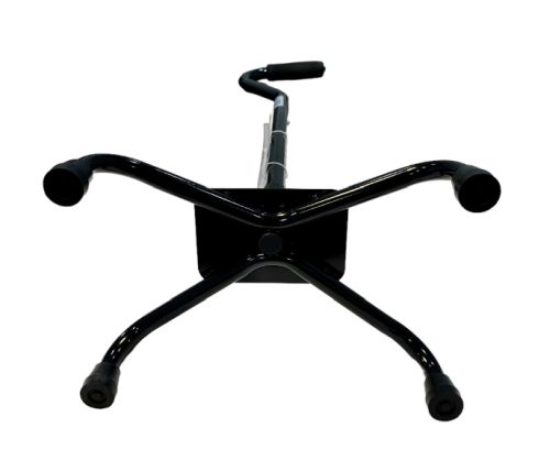 Blue Jay Quad Cane - Large Base, 300 lb Capacity, Ergonomic Grip, Black