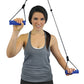 Overdoor Shoulder Pulley with Door Bracket - Shoulder Exercise for Rehab & Range of Motion, Blue Jay Brand
