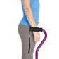 Blue Jay Purple Offset Cane with Comfort Foam Grip - 300 lbs Capacity