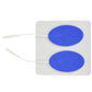 Blue Jay Reusable TENS Electrodes - 1.5 x 2.5 Oval - Pack of 4 - Premium Electrode Pads