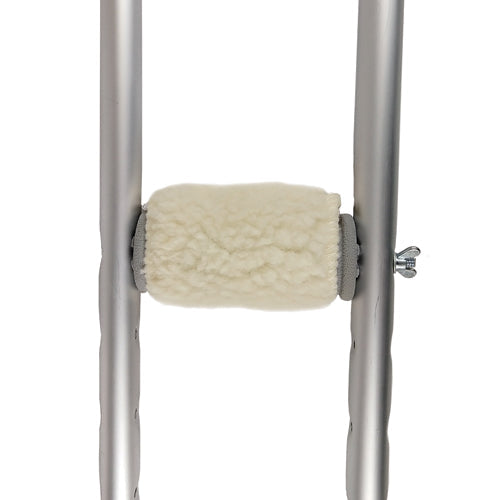 Soft n' Plush Fleece Crutch Covers Set - Hand & Underarm Comfort Pads