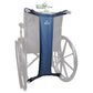 Blue Jay Wheelchair Oxygen Tank Bag - D & E Cylinder Holder - Waterproof Navy Nylon
