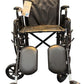 K2 18" Wheelchair with Elevating Leg Rests, Adjustable Seat Height, and Durable Steel Frame