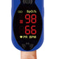 Blue Jay Finger Pulse Oximeter - Digital LED, SpO2 & Pulse Rate Monitor for Adults & Children