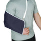 Blue Jay Arm Sling with Comfort Shoulder Pad - Adjustable Cotton Blend Support 18 x 9 inch - Blue