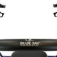 ROLL WITH ME Blue Steel Rollator with 6-inch Wheels, Padded Seat & Storage Pouch - Case of 2