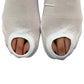 Anti-Embolism Stockings Large/Regular 15-20mmHg Thigh High Inspection Toe, Silicone Top, White