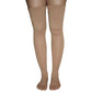 Firm 20-30 mmHg Thigh High Compression Stockings with Garter Top - Extra Large - Beige