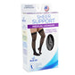 Firm 20-30 mmHg Thigh High Compression Stockings - Stay-Up Top, Black 2XL CT