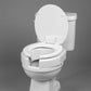 Elevated Toilet Seat with Secure Bolt - 600 lb Capacity - Bariatric Raised Toilet Riser