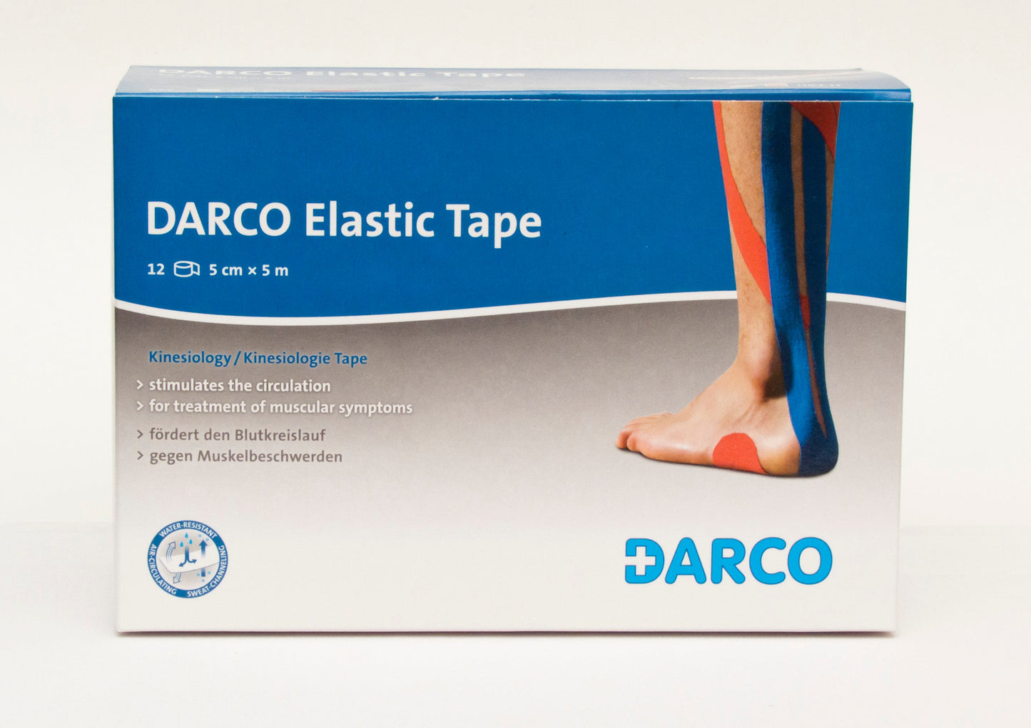 Black Kinesiology Tape 2" x 16.5' - Elastic Athletic Sports & Injury Support