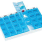 MediChest 7-Day Pill Organizer with Braille, 4 Compartments Per Day