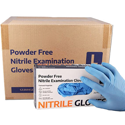 Medical Grade Nitrile Exam Gloves, Medium, 100/bx, 10 bxs/case